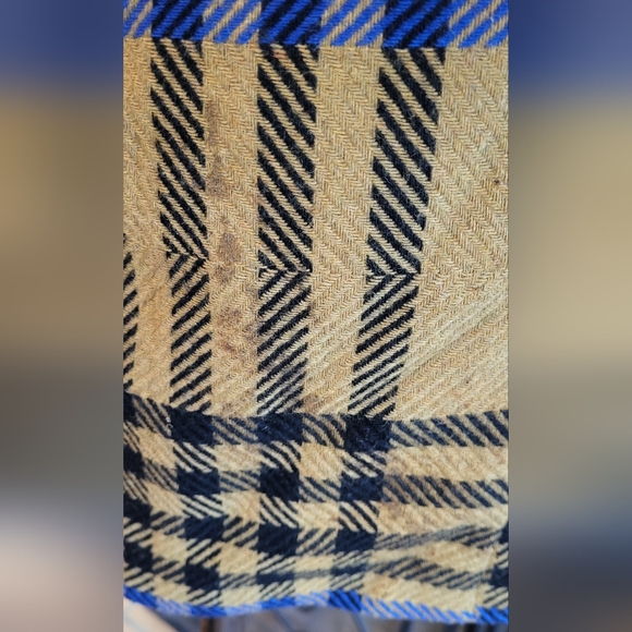 Vintage Diane Von Furstenberg Women's Funky Mod Plaid Wool Blazer Size 6 - Picture 10 of 16